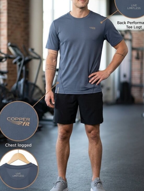 Other - Copper Branded Activewear T-shirt Featuring DRY-CHARGE Technology XL Men's